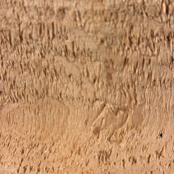 Scandi Lotta From Stockholm Navy Leather Wooden Clogs EU 42 US 11 - Picture 7 of 8